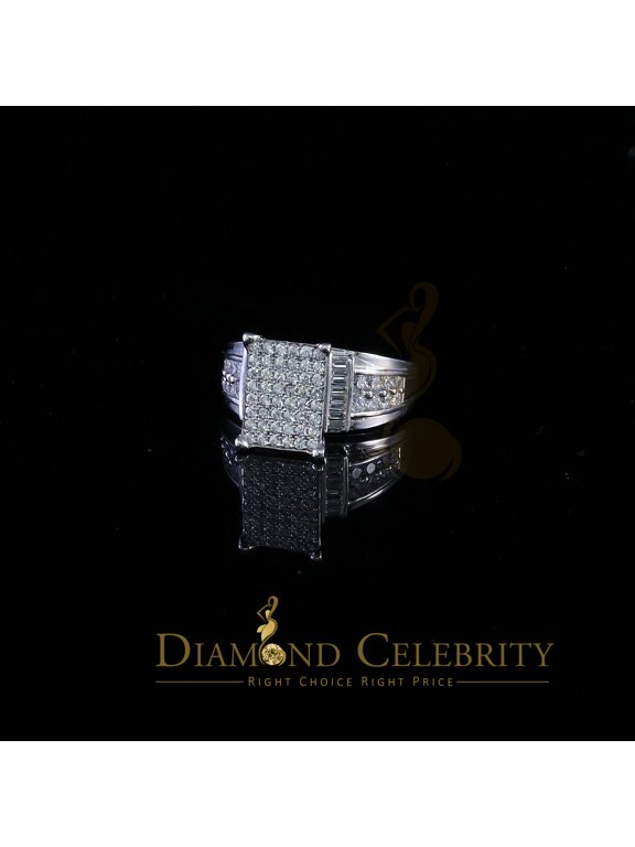's 925 White 2.08ct Cubic Zirconia Silver Cinderella Engagement Women's Ring Size 8