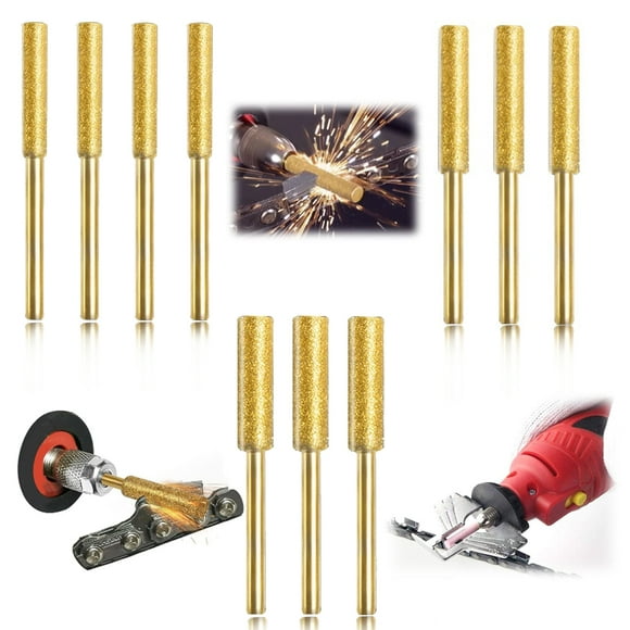 Diamond Chainsaw Sharpener with Fast Sharpening Capability, Wide Application for Metal Polishing and Jade Cutting, 10 PCS Set for Your Workshop