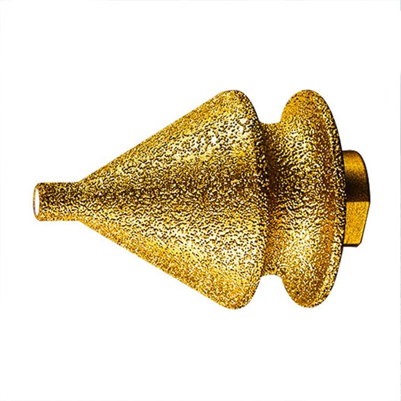 Diamond Chamfer Countersink Bit, 10mm-38mm Multi-Functional Hole Trimming Beveling Tool, Sturdy Diamond Grinding Head for Granite, Porcelain, Ceramic Tile & Glass, DIY Construction Use