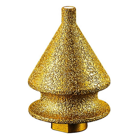 Diamond Chamfering Bit for Angle Grinder, M10 Brazed Diamond Cone Bit for Tile Porcelain Stone Hole Enlarging Edge Chamfering Grinding