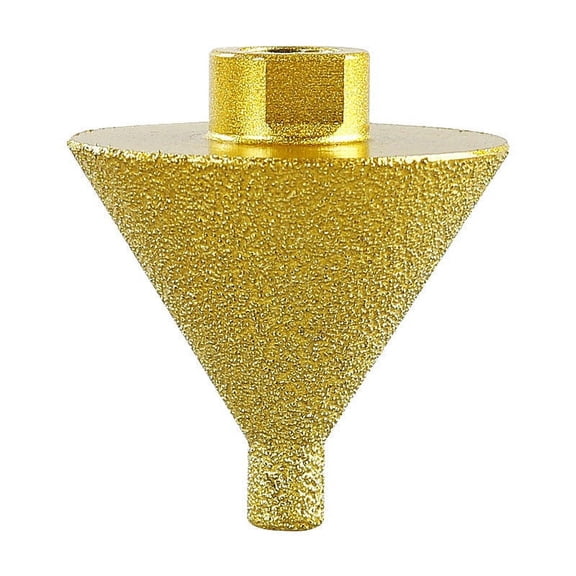 Diamond Chamfering Drill Bit Alloy Brazed Grinding Head for Ceramic Tile Angle Grinder