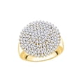 thumbnail image 1 of Diamond Cluster Ring in 10K Yellow Gold (1 1/4 cttw) (I-Color, SI3/I1-Clarity) (Size-7), 1 of 2