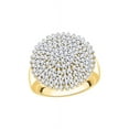 thumbnail image 1 of Diamond Cluster Ring in 14K Yellow Gold (1 1/4 cttw) (I-Color, SI3/I1-Clarity) (Size-8.5), 1 of 2