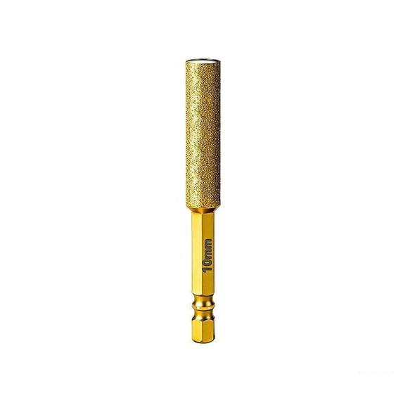Diamond-Coated Drill Bit & Grinding Head, Hex Shank, Multi-Size (6-16mm), Tile & Glass Hole Cutter for Ceramic, Granite, Bathroom & DIY Projects