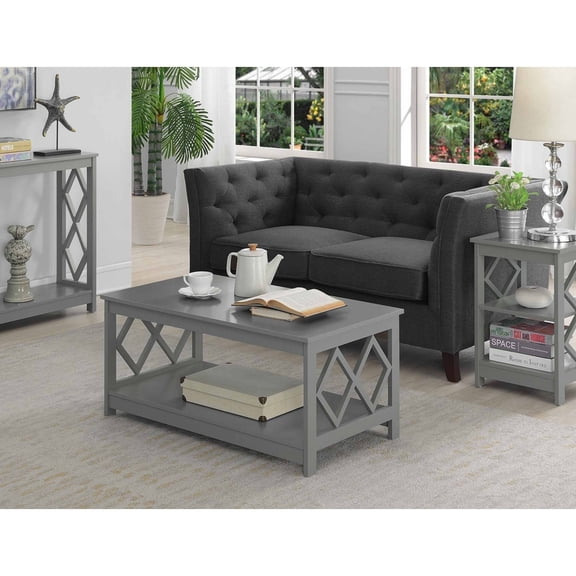 Diamond Coffee Table, Gray