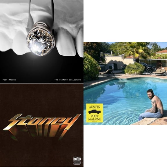 Diamond Collection (Metallic Silver Vinyl/2LP) & Stoney (Orange LP Vinyl) & Austin (Forest Green/2LP) (X)