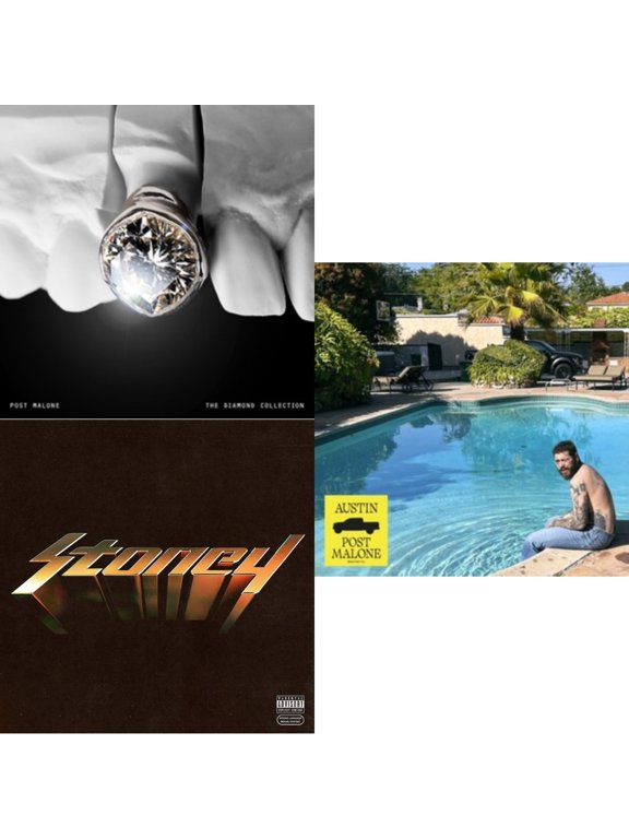 Austin (Forest Green/2LP) (X) & Diamond Collection (Metallic Silver Vinyl/2LP) & Stoney (Orange LP Vinyl)