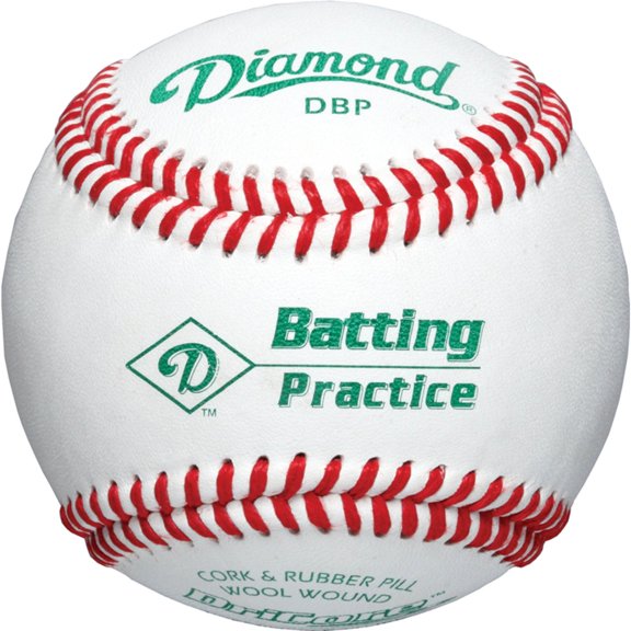 Diamond DBP Batting Practice Leather Baseballs
