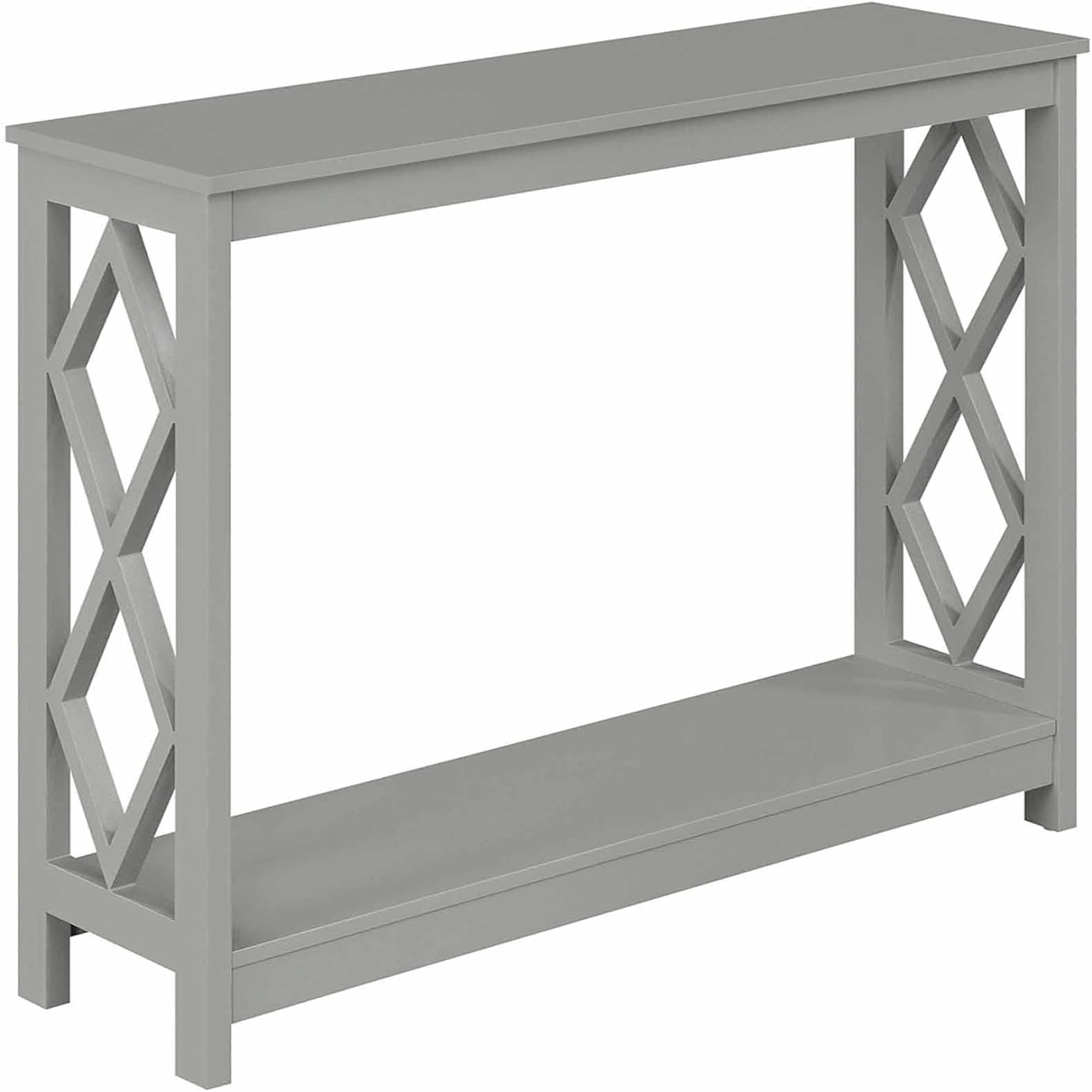 Diamond Console Table White