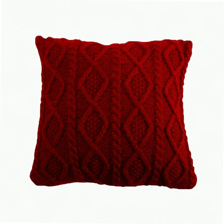 Cable knit sweater pillow sales