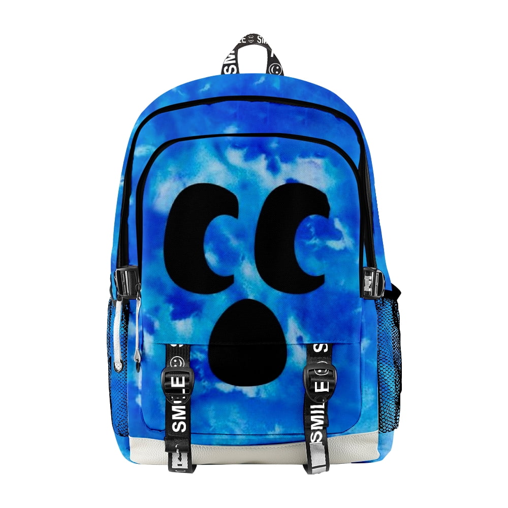 Diamond Craftee Face Tie Dye Backpack Zipper Rucksack Funny Cartoon Daypack Oxford Cloth Bag Diamond Craftee Face Tie Dye Backpack Zipper Rucksack Funny Cartoon Daypack Oxford Cloth Bag