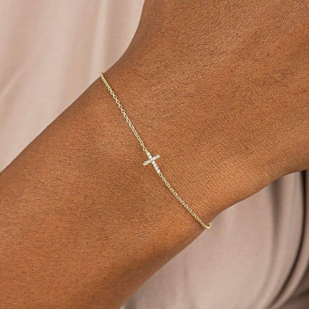 Diamond Cross Bracelet Simple All-match