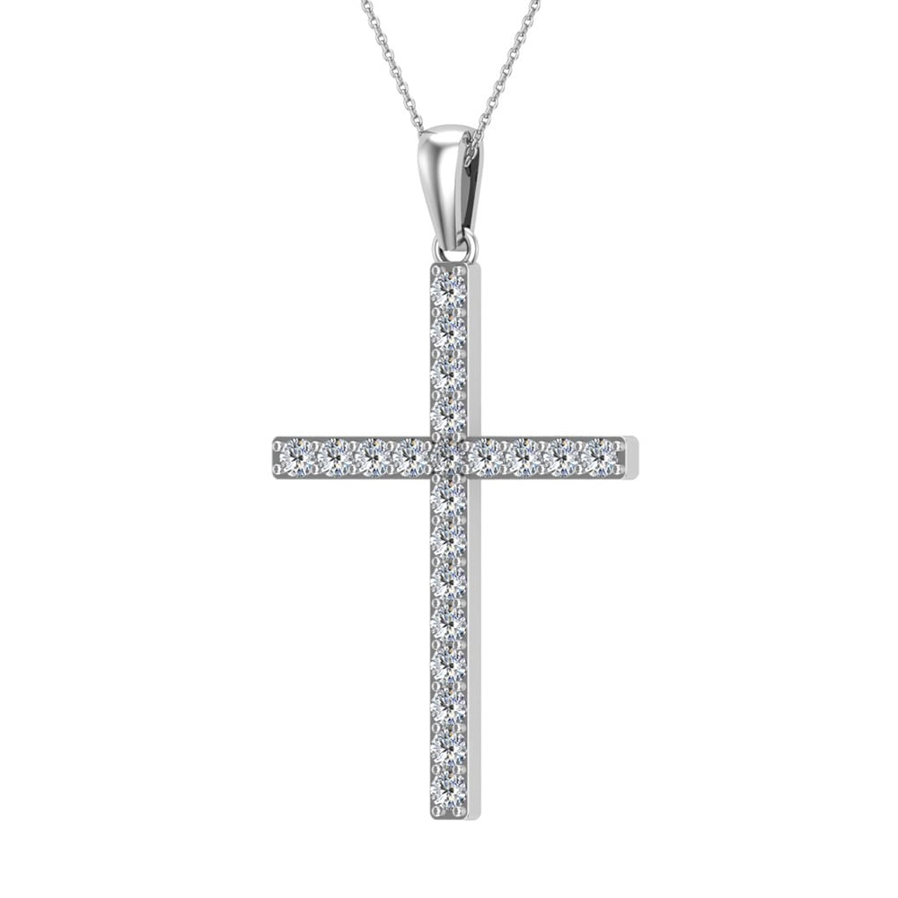 Diamond cross shop necklace kohls