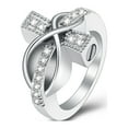 thumbnail image 1 of Diamond Cross Urn Ring Hold Loved Ones Ashes Cremation Urn Ring for Women Man Finger Ring Memorial Jewelry, 1 of 7