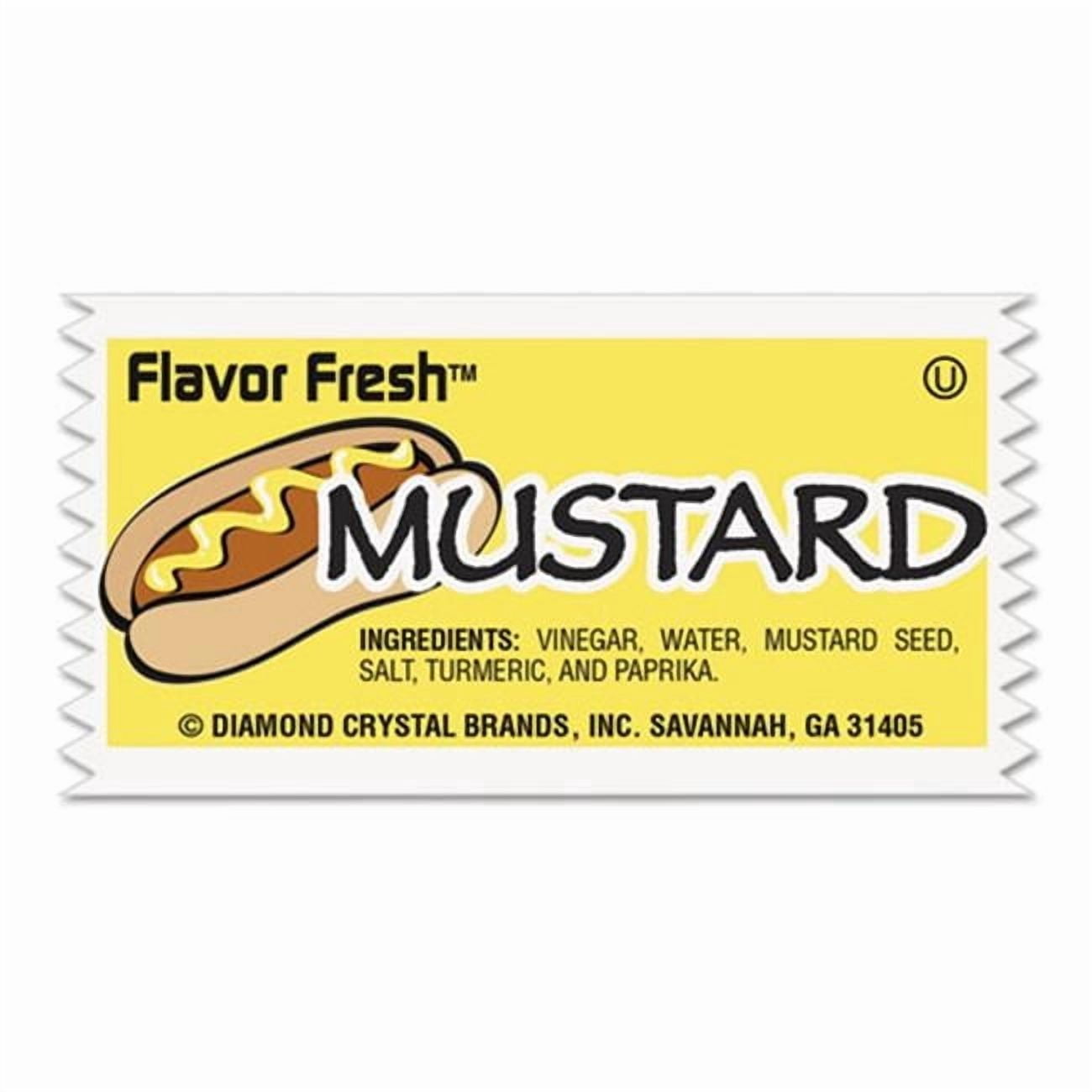 Diamond Crystal Brands Single Serve Individual Flavor Fresh Mustard ...