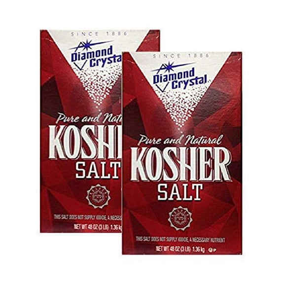 Diamond Crystal Kosher Salt, 3 lbs - Pack of 2