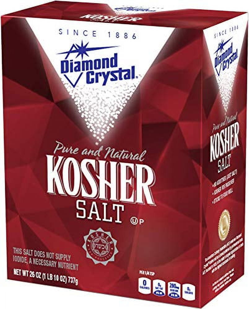 Diamond Crystal Kosher Salt Full Flavor, No Additives and Less Sodium
