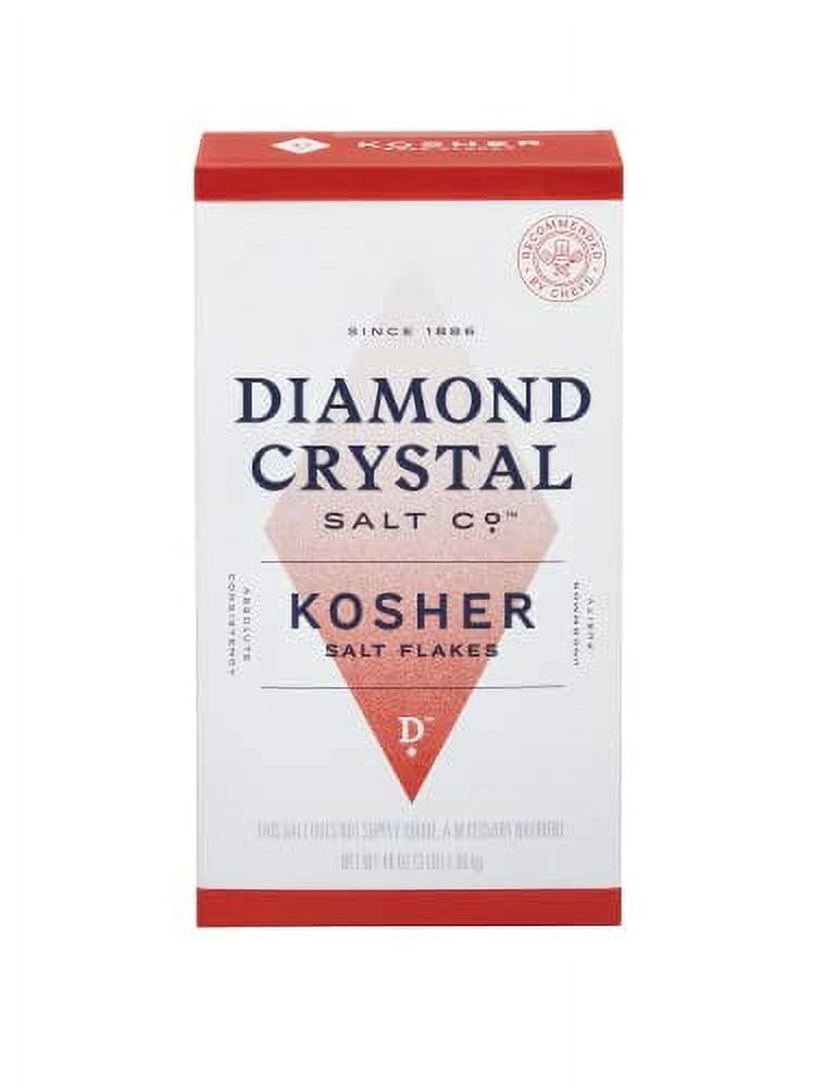 Diamond Crystal Kosher Salt â€“ Full Flavor, No Additives and Less