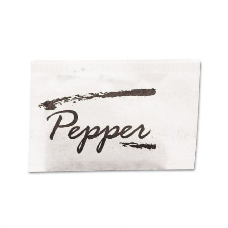 Pepper Packets, 0.1 grams, 3,000/Carton Pepper Packets, 0.1 grams, 3,000/Carton