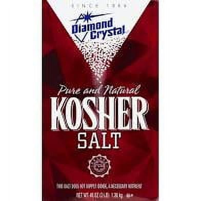 Diamond Crystal Pure and Natural Kosher Salt 48oz (Pack of 3)