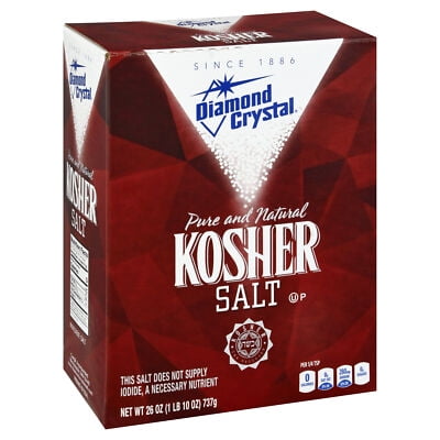 Diamond Crystal - Salt Kosher Flakes Box - CS of 9-26 OZ