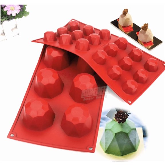 Diamond Cube Shape Premium Silicone