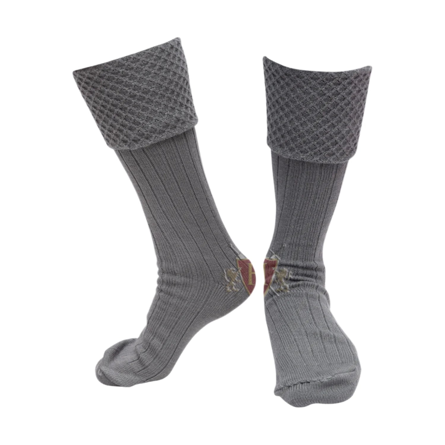 Men's Scottish Highland Kilt Socks - Wool Blend, 4 Colors, Sizes S/M/L/XL