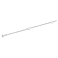 thumbnail image 1 of Diamond Cut Cable Anklet with Heart Shapes Crafted in 14k White Gold, 1 of 1