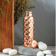 Diamond Cut Design Pure Copper Bottle