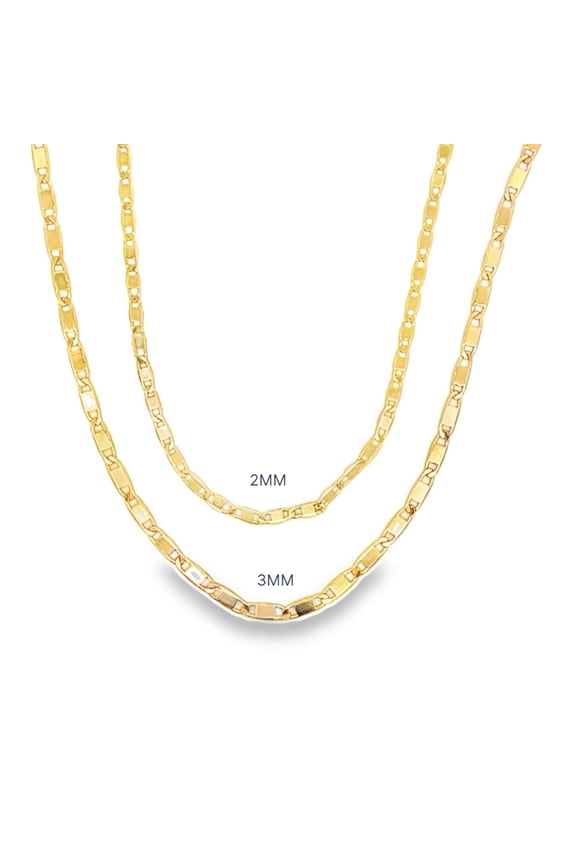 Diamond Cut Flat Mariner Chain (F134/F135)