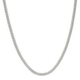 thumbnail image 1 of Diamond-Cut Iced Link Unisex Adult Chain 10K White Gold, All – Goldum NYC, 1 of 3