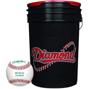 Diamond DOL-1 BLEM Baseballs 60 (Five Dozen) and Cushion Lide Bucket