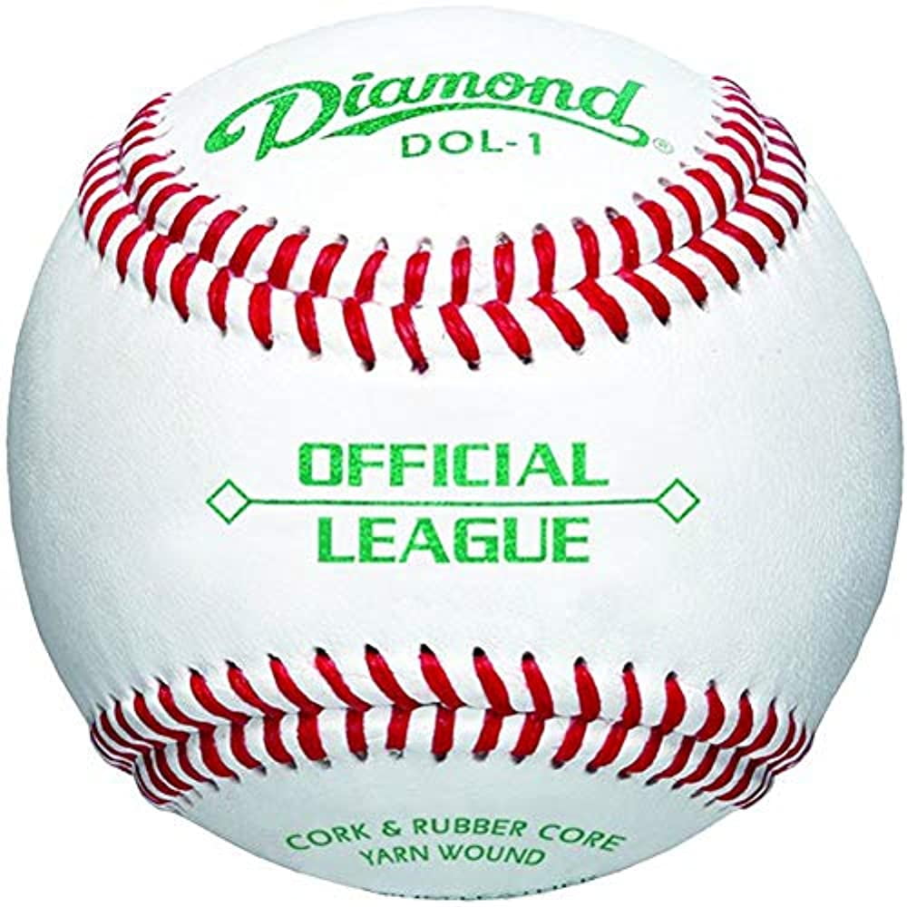 Diamond DOL-1 Official League Leather Baseballs 12 Ball Pack