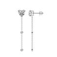 thumbnail image 1 of Diamond Dangle Earring | 6 Carat IGI Certified Heart Shape Lab Grown Diamond Earrings | 14K in White Gold | Mirielle Station Lab Diamond Earrings | FG-VS1-VS2 Quality | Friendly Diamonds, 1 of 1