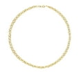thumbnail image 1 of The Diamond Deal Unisex 14K SOLID Yellow Gold  4.5mm Shiny Mens Mariner-Link Chain Necklace or Bracelet Bangle for Pendants and Charms with Lobster-Claw Clasp  ( 7", 8", 18", 20", 22" ,24"or 30 inch), 1 of 3