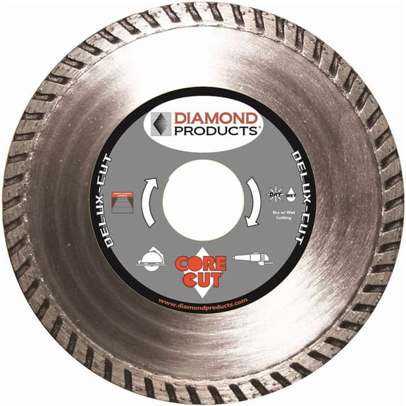 Diamond Delux-Cut High-Speed Turbo Diamond Blade 4" X .080 X 7/8"