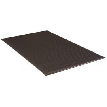 Diamond Deluxe Soft Foot Mat - Black & Yellow - 3 ft. x 5 ft.