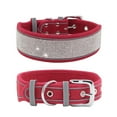 thumbnail image 1 of Diamond Dog Collar,Pet Collar Dog Collar Crystal Studded Pet Collar For Small Medium Dog(M,Red), 1 of 2