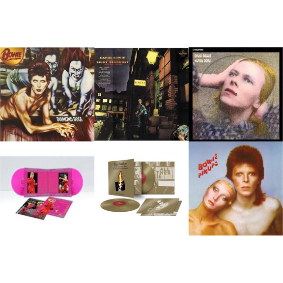 Diamond Dogs (2016 Remastered Version) & Rise & Fall Of Ziggy Stardust & The Spiders From Mars (2012 Remaster/Half-Speed Master) & Hunky Dory (2015 Remaster/50Th Anniv/Picture Disc) & Montreal '87 (Limited/Pink LP Vinyl) & Ziggy Stardust & The Spiders From Mars Ost (50Th Anniversary/2LP) & Pinups (2015 Remaster)