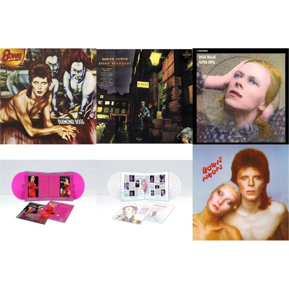 Diamond Dogs (2016 Remastered Version) & Rise & Fall Of Ziggy Stardust & The Spiders From Mars (2012 Remaster/Half-Speed Master) & Hunky Dory (2015 Remaster/50Th Anniv/Picture Disc) & Montreal '87 (Limited/Pink LP Vinyl) & Live Los Angeles 1974 (White LP Vinyl/Limited) & Pinups (2015 Remaster)
