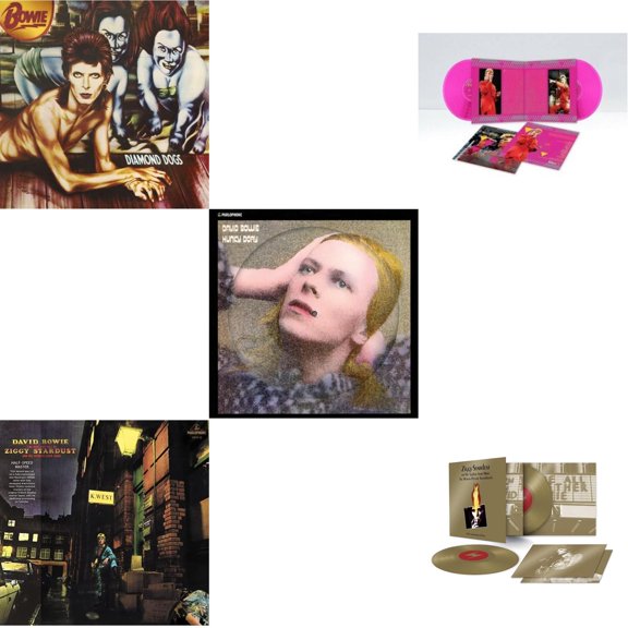 Diamond Dogs (2016 Remastered Version) & Rise & Fall Of Ziggy Stardust & The Spiders From Mars (2012 Remaster/Half-Speed Master) & Hunky Dory (2015 Remaster/50Th Anniv/Picture Disc) & Montreal '87 (Limited/Pink LP Vinyl) & Ziggy Stardust & The Spiders From Mars Ost (50Th Anniversary/2LP)