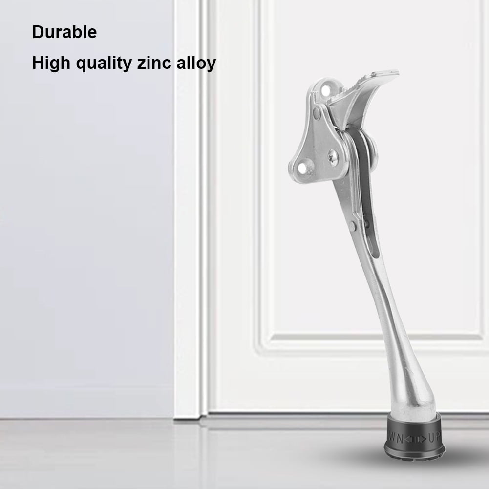 Diamond Door Stopper Pedal Adjustable Closing Angle Door Stops for Bedroom Bathroom Door