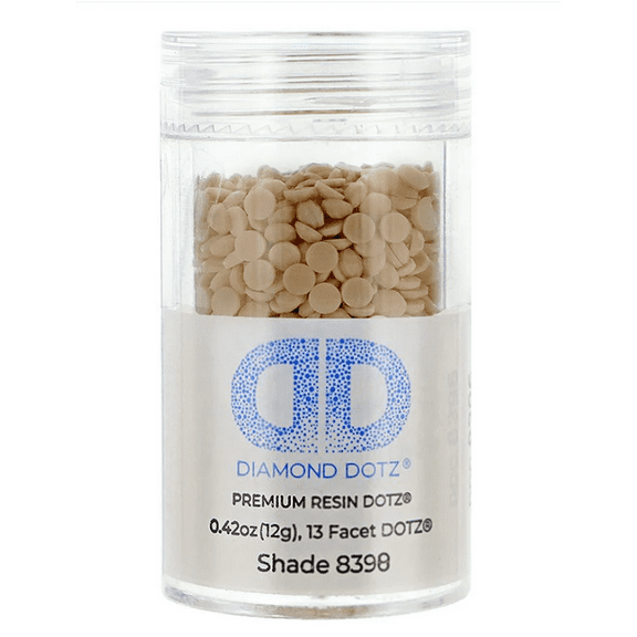 Diamond Dotz 2.8MM 12G Single Cylinder (1 Pack) Latte - Freestyle Diamond Painting Beads, Diamond Art Beads, Replacement Drills, Loose Gems for DIY Crafts and Art Projects