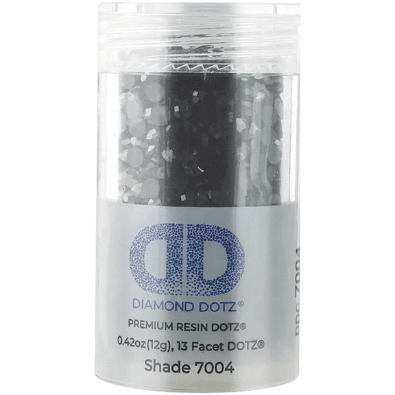 Diamond Dotz 2.8MM 12G Single Cylinder (1 Pack) Pewter Metallic AB - Freestyle Diamond Painting Beads, Diamond Art Beads, Replacement Drills, Loose Gems for DIY Crafts and Art Projects