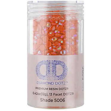 Diamond Dotz 2.8MM 12G Single Cylinder (1 Pack) Red AB - Freestyle Diamond Painting Beads, Diamond Art Beads, Replacement Drills, Loose Gems for DIY Crafts and Art Projects