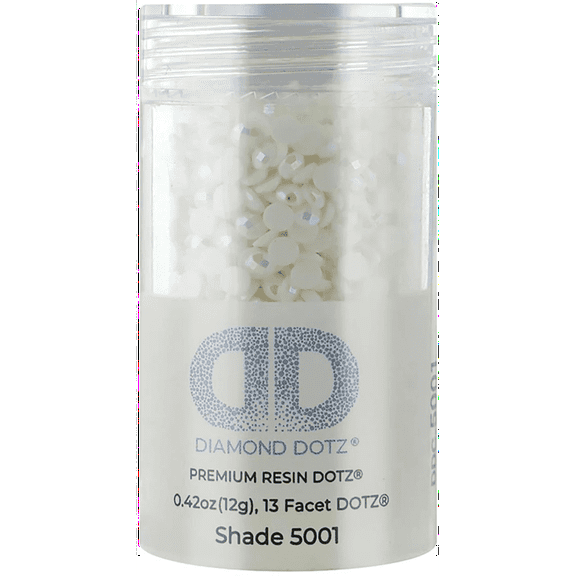 Diamond Dotz 2.8MM 12G Single Cylinder (1 Pack) White AB - Freestyle Diamond Painting Beads, Diamond Art Beads, Replacement Drills, Loose Gems for DIY Crafts and Art Projects