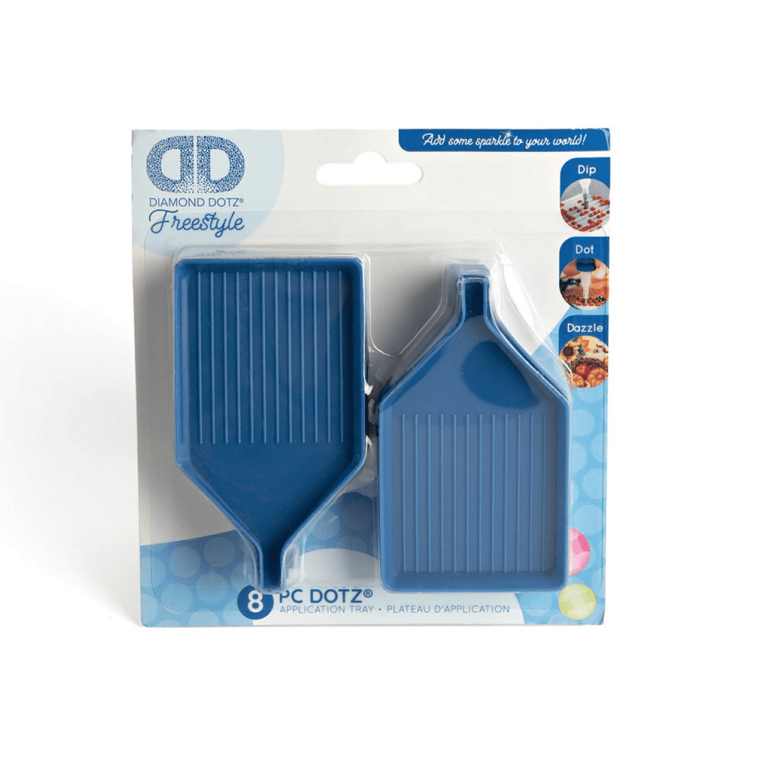 Diamond Dotz Accessories Bulk Pack Blue Trays, Perfect for Diamond Painting Kits, Gem Art Supplies, Fun and Relaxing Diamond Art Kits for Adults and Beginners