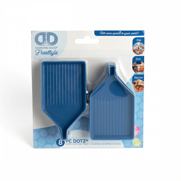 Diamond Dotz Accessories Bulk Pack Blue Trays, Perfect for Diamond Painting Kits, Gem Art Supplies, Fun and Relaxing Diamond Art Kits for Adults and Beginners