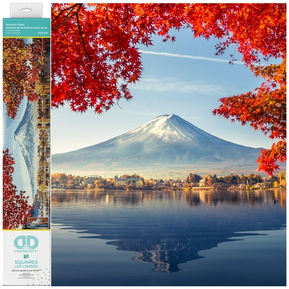Diamond Dotz Autumn View Diamond Painting Kits for Adults - Diamond Art Kits a Relaxing Creative Craft Kit with Dotz Gems 28.7x13.8