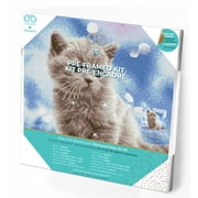 Diamond Dotz Bubbles - Pre-Framed Kit Cat Diamond Painting Kits for Adults - Diamond Art Kits a Relaxing Creative Craft Kit with Dotz Gems 13.5x13.5
